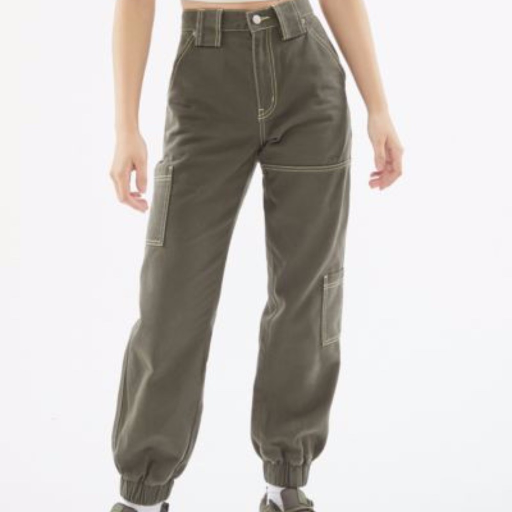 BDG Urban Outfitters army green cargo jogger pants